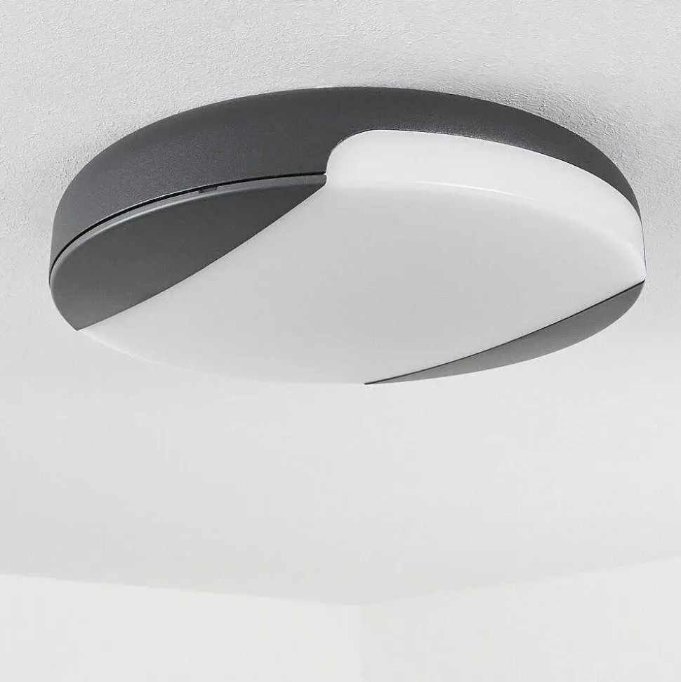 Plafonnier Exterieur Joserand Led Anthracite, 1 Lumiere