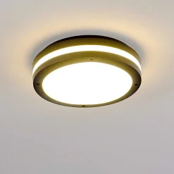Plafonnier Exterieur Wollongong Led Anthracite, 1 Lumiere