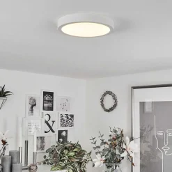 Plafonnier Finsrud Led Blanc, 1 Lumiere