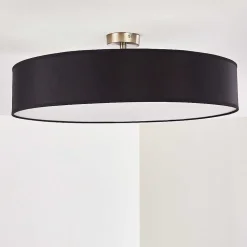 Plafonnier Foggia Nickel Mat, 3 Lumieres