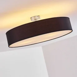 Plafonnier Foggia Nickel Mat, 3 Lumieres