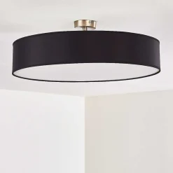 Plafonnier Foggia Nickel Mat, 3 Lumieres