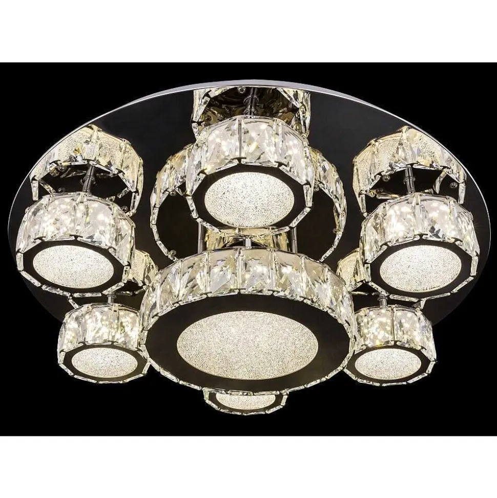 Plafonnier Globo Amur Led Chrome, 1 Lumiere