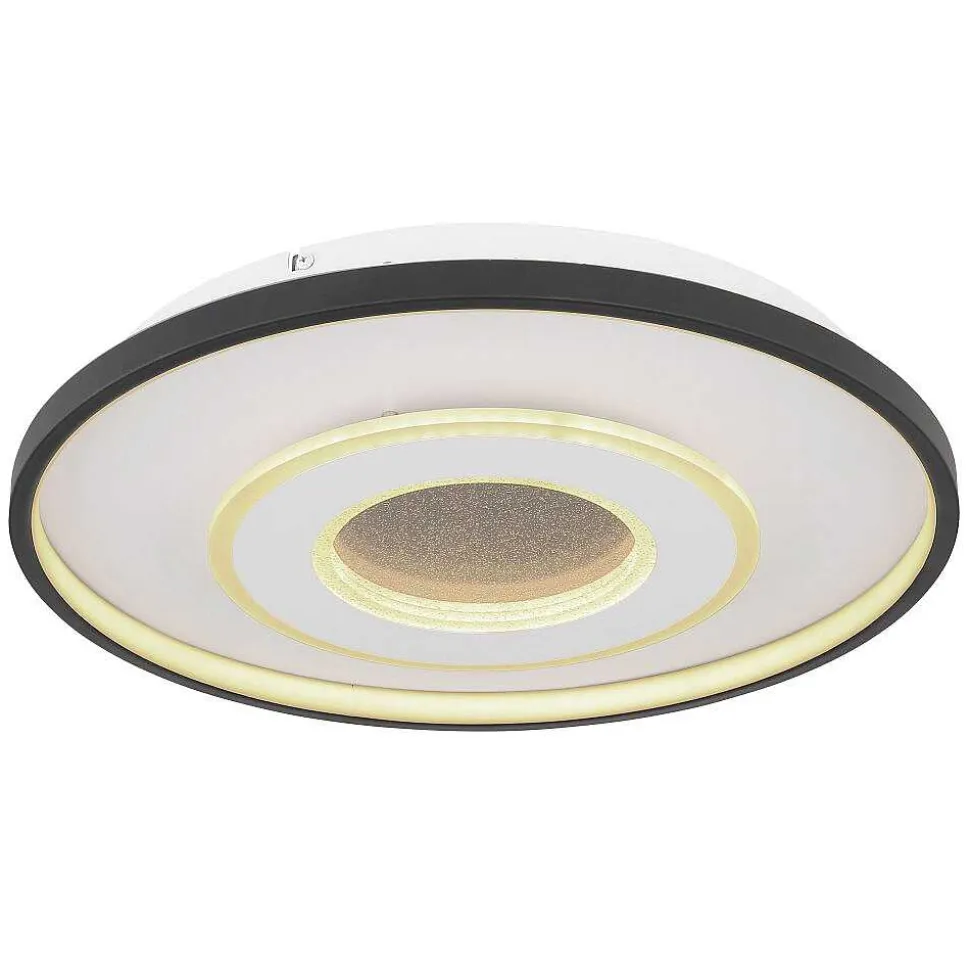 Plafonnier Globo Brienna Led Blanc, 1 Lumiere, Telecommandes