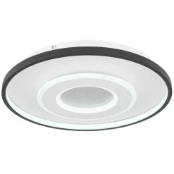 Plafonnier Globo Brienna Led Blanc, 1 Lumiere, Telecommandes