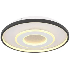 Plafonnier Globo Brienna Led Blanc, 1 Lumiere, Telecommandes