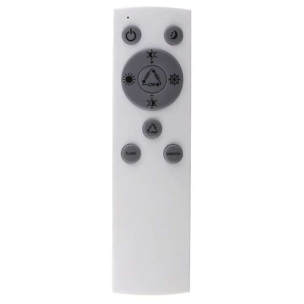 Plafonnier Globo Carry Led Blanc, 1 Lumiere, Telecommandes, Changeur De Couleurs