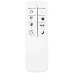 Plafonnier Globo Jacques Led Noir, Blanc, 1 Lumiere, Telecommandes