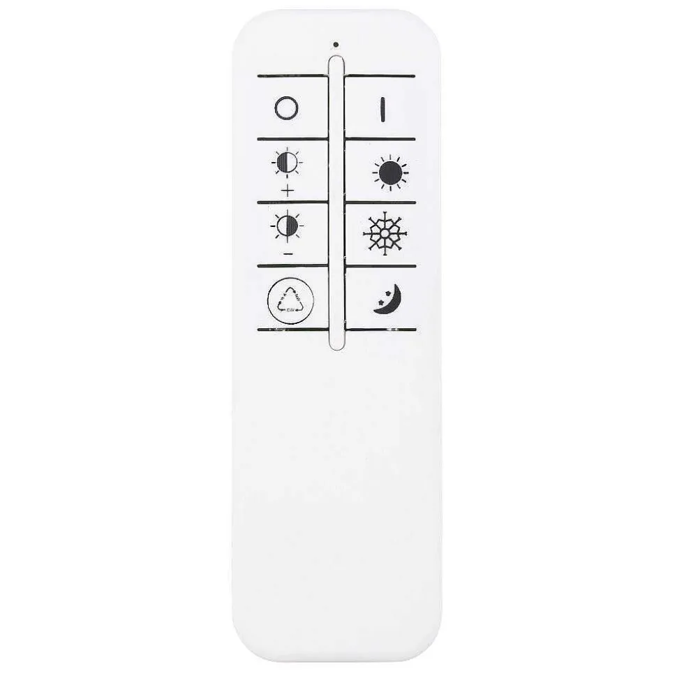 Plafonnier Globo Jacques Led Noir, Blanc, 1 Lumiere, Telecommandes