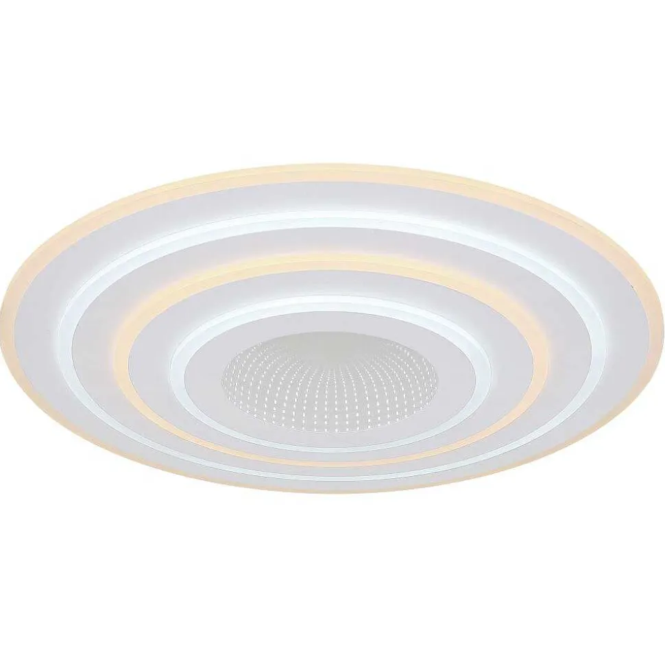 Plafonnier Globo Jocelyn Led Blanc, 1 Lumiere, Telecommandes