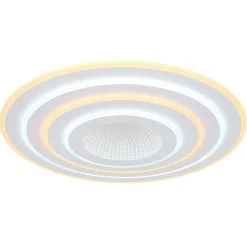 Plafonnier Globo Jocelyn Led Blanc, 1 Lumiere, Telecommandes