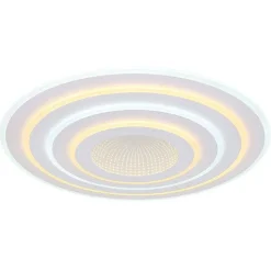 Plafonnier Globo Jocelyn Led Blanc, 1 Lumiere, Telecommandes