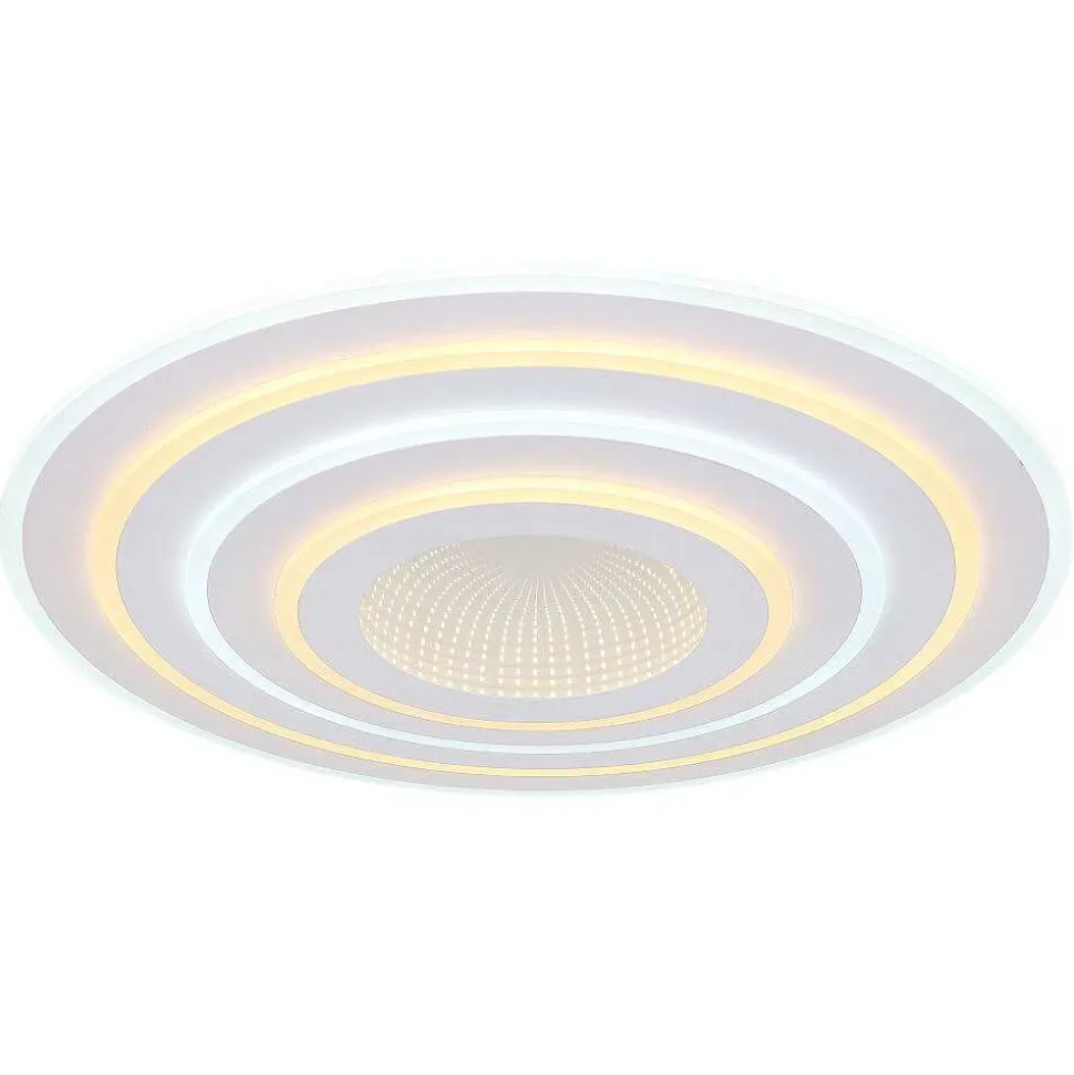 Plafonnier Globo Jocelyn Led Blanc, 1 Lumiere, Telecommandes