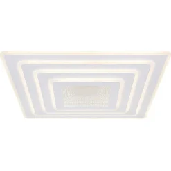 Plafonnier Globo Jocelyn Led Blanc, 1 Lumiere, Telecommandes