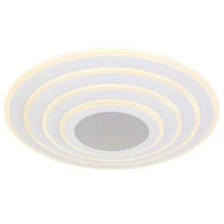 Plafonnier Globo Jocelyn Led Blanc, 1 Lumiere, Telecommandes