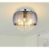 Plafonnier Globo Kalla Chrome, 5 Lumieres