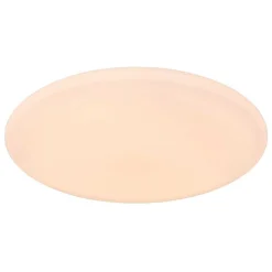Plafonnier Globo Rena Led Blanc, 1 Lumiere, Telecommandes, Changeur De Couleurs
