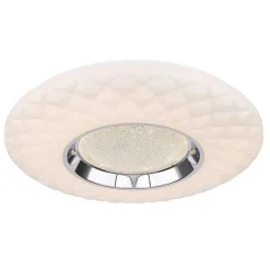Plafonnier Globo Rita Led Blanc, 1 Lumiere, Telecommandes