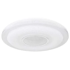 Plafonnier Globo Rita Led Blanc, 1 Lumiere, Telecommandes