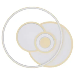Plafonnier Globo Roderick Led Blanc, 1 Lumiere, Telecommandes