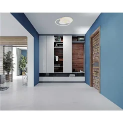 Plafonnier Globo Roderick Led Blanc, 1 Lumiere, Telecommandes