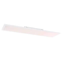 Plafonnier Globo Rosi Led Blanc, 1 Lumiere, Telecommandes, Changeur De Couleurs