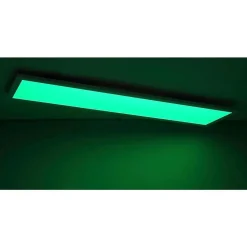 Plafonnier Globo Rosi Led Blanc, 1 Lumiere, Telecommandes, Changeur De Couleurs