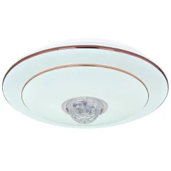 Plafonnier Globo Santina Led Blanc, 1 Lumiere, Telecommandes