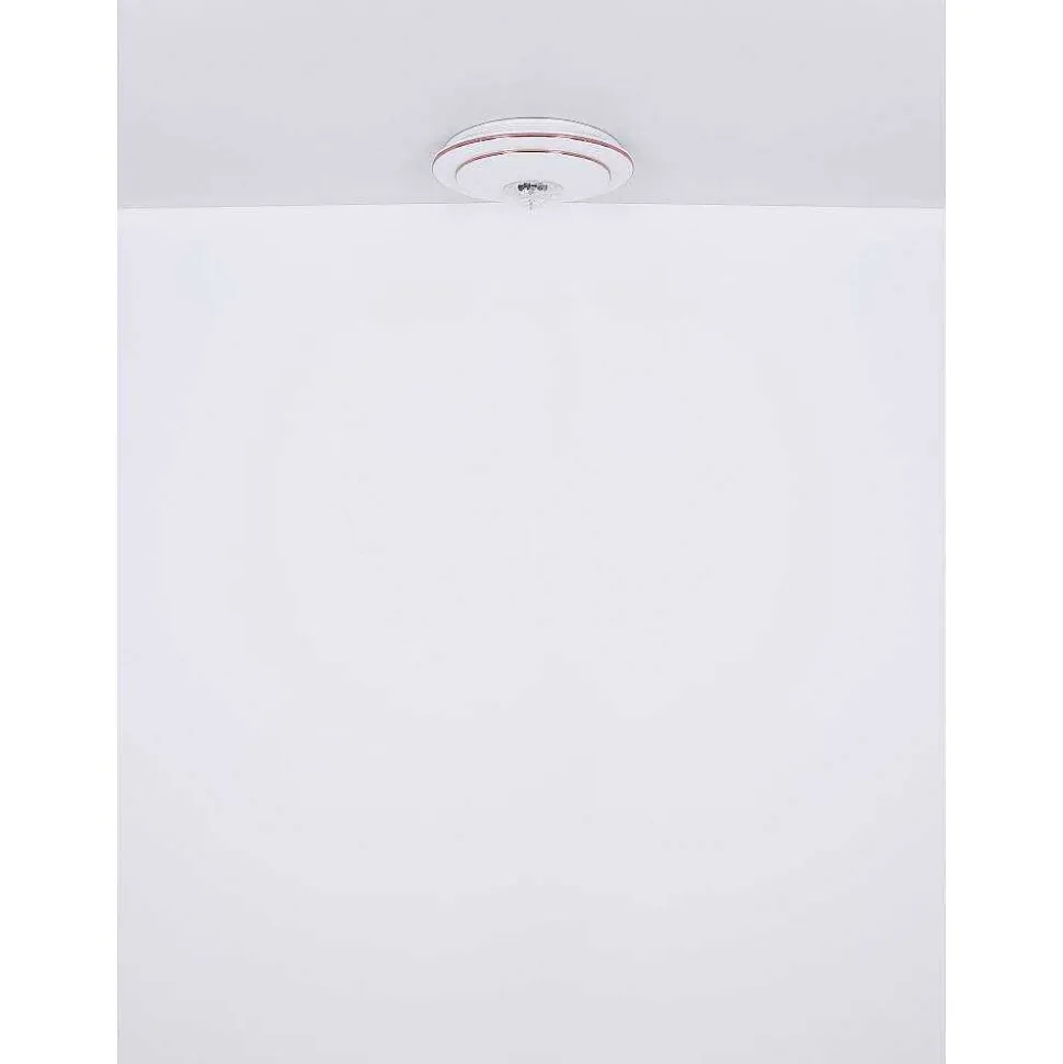 Plafonnier Globo Santina Led Blanc, 1 Lumiere, Telecommandes