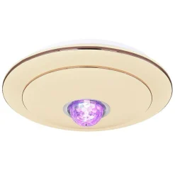 Plafonnier Globo Santina Led Blanc, 1 Lumiere, Telecommandes