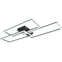 Plafonnier Globo Tiny Led Noir, 1 Lumiere, Telecommandes