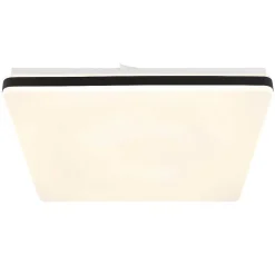 Plafonnier Globo Ully Led Noir, 1 Lumiere, Telecommandes