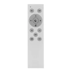 Plafonnier Globo Xaver Led Noir, Blanc, 2 Lumieres, Telecommandes, Changeur De Couleurs