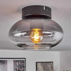 Plafonnier Haikala Noir, 1 Lumiere