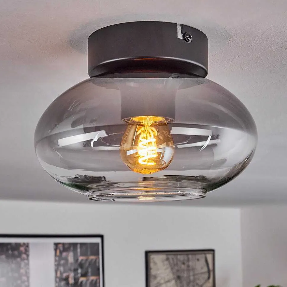 Plafonnier Haikala Noir, 1 Lumiere