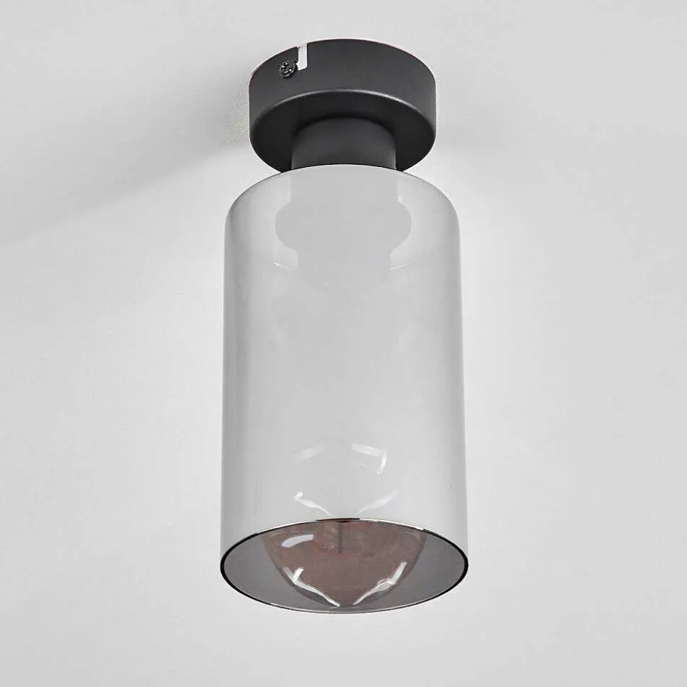 Plafonnier Hunouri Noir, 1 Lumiere