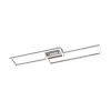 Plafonnier Leuchten Direkt Ls-Maxi Led Acier Inoxydable, 1 Lumiere, Telecommandes, Changeur De Couleurs