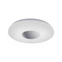Plafonnier Leuchten Direkt Lavinia Led Chrome, 1 Lumiere