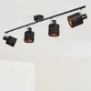 Plafonnier Liared Noir, 4 Lumieres