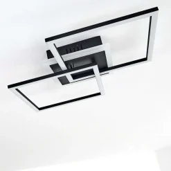 Plafonnier Lithgow Led Noir, 1 Lumiere