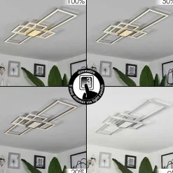 Plafonnier Longos Led Aluminium, 1 Lumiere