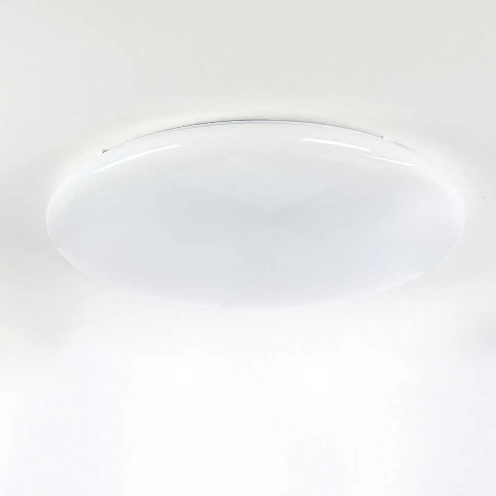 Plafonnier Mixta Led Blanc, 1 Lumiere, Telecommandes, Changeur De Couleurs