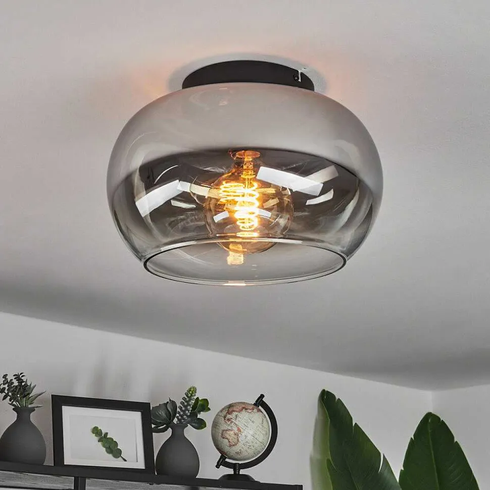 Plafonnier Molloy Clair, Fume, 1 Lumiere
