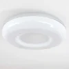 Plafonnier Monfebres Led Argente, Blanc, 1 Lumiere, Telecommandes, Changeur De Couleurs