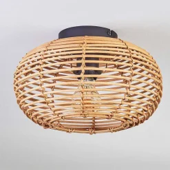Plafonnier Mulstrand Ecru, Noir, 1 Lumiere