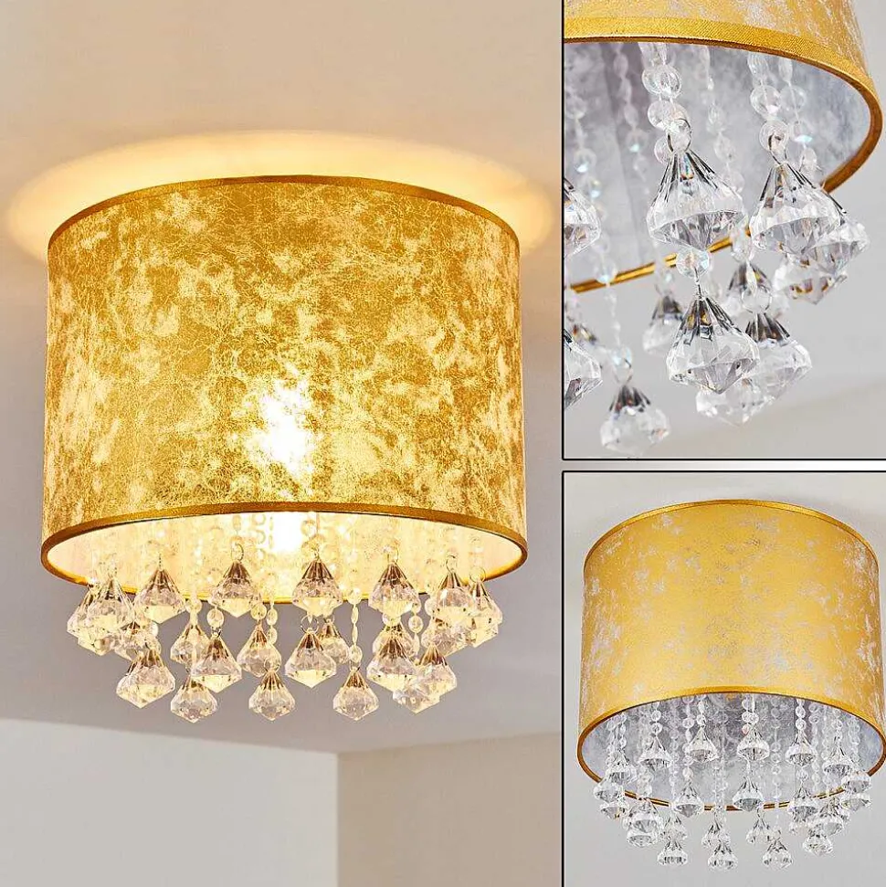 Plafonnier Norrfors Argente, Transparent, 1 Lumiere