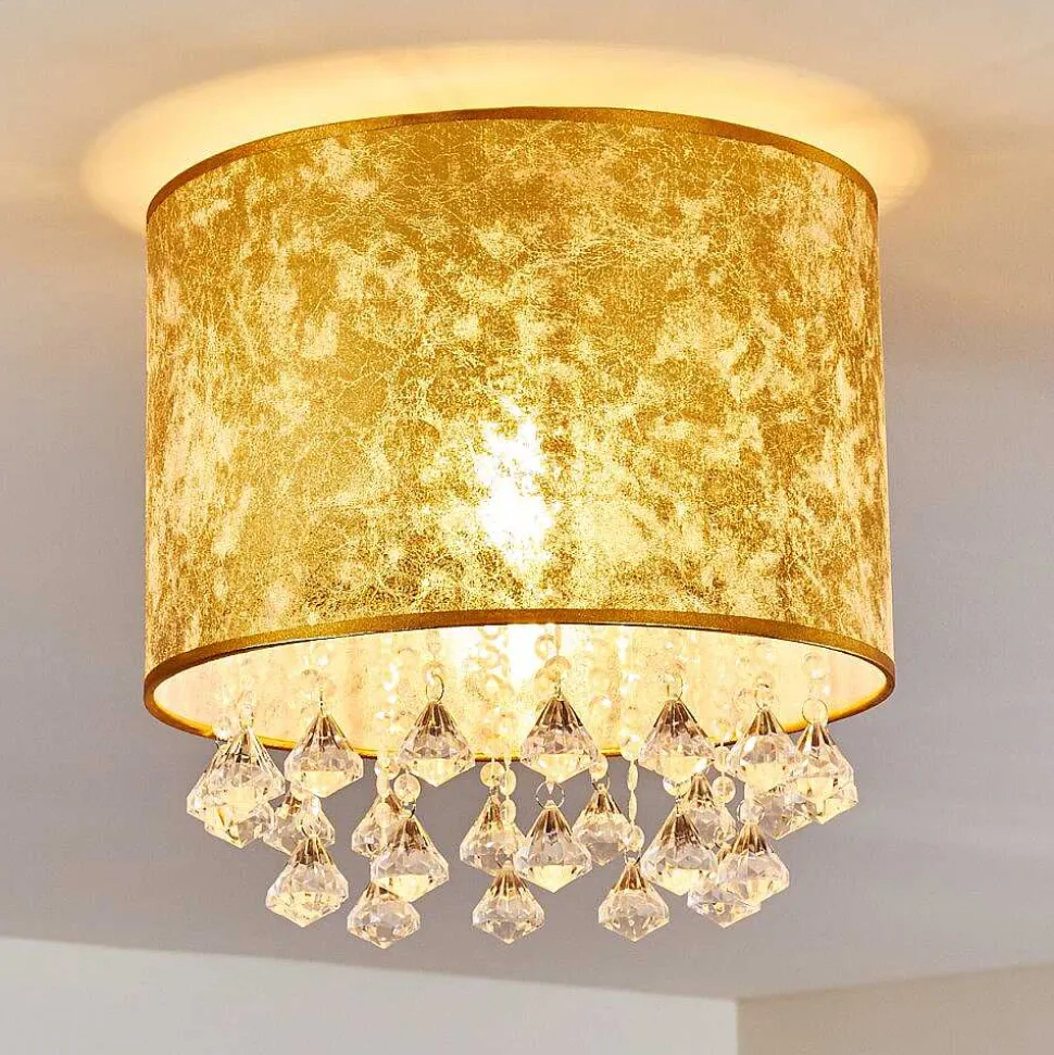 Plafonnier Norrfors Argente, Transparent, 1 Lumiere