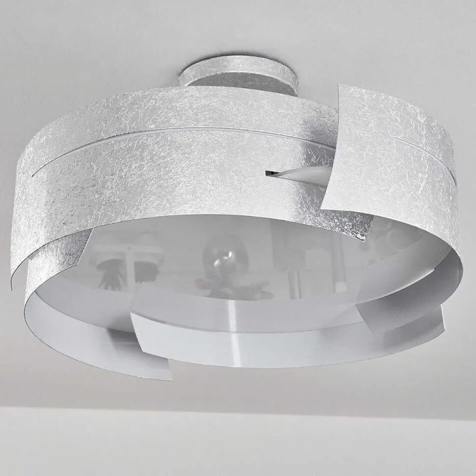 Plafonnier Novara Argente, 3 Lumieres