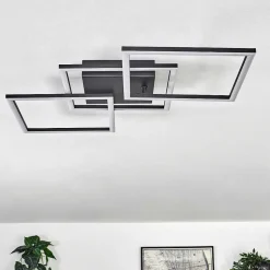 Plafonnier Obo Led Noir, 1 Lumiere
