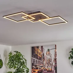 Plafonnier Obo Led Noir, 1 Lumiere